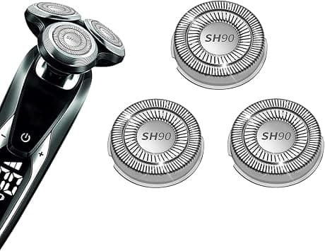 SH90 Replacement Heads Compatible with Philips norelco Series 9000(S9xxx) 8000(S8xxx) Electric Razor Shaver, Upgrade SH90/62 Replacement Double Blades for Philips Shaver 9000 on Amazon.ae - Price Tracker