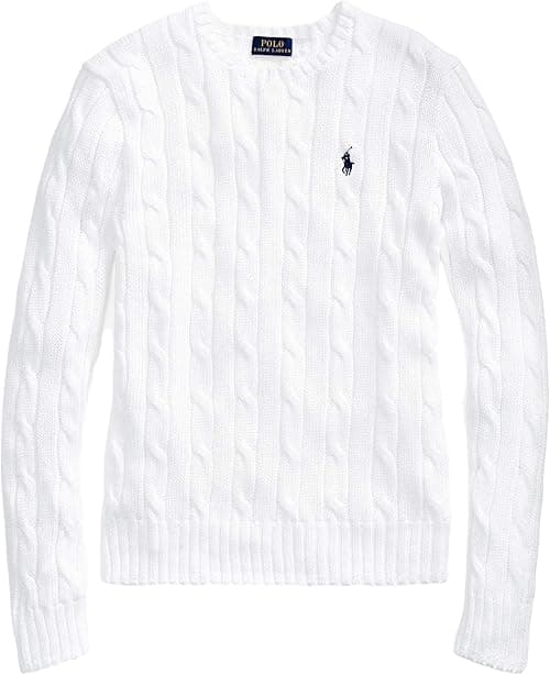 Polo Ralph Lauren Women's Cable Knit V-Neck Sweater on Amazon.ae - Price Tracker