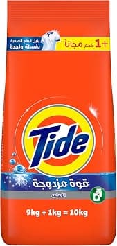 Tide Automatic Original Powder Detergent 10KG(9KG + 1KG Free) (Packaging May Vary) - متتبع أسعار Amazon.sa