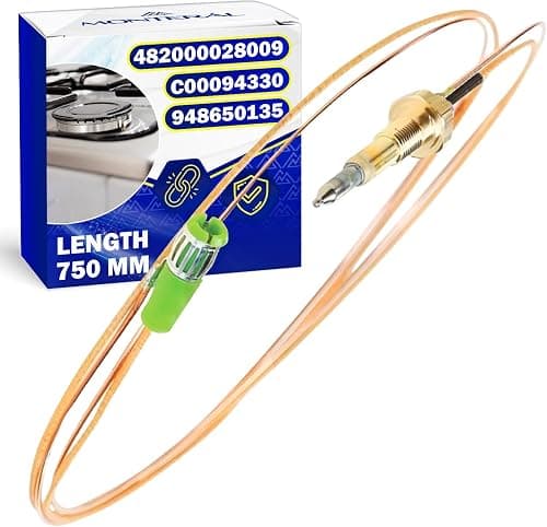 Gas Cooker Thermocouple 750mm 948650135 for Smeg 482000028009 for Whirlpool | C00094330 for Ariston for Indesit - 10 Year Warranty - MONTERAL on Amazon.ae - Price Tracker