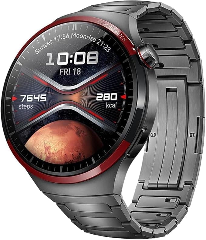 HUAWEI Watch 4 Pro Space Edition smartwatch, Spherical Sapphire Glass, Health at a Glance, eSIM Cellular calling, Fresh-new Activity Rings, Compatible with Andriod & iOS, Space Grey on Amazon.ae - Price Tracker