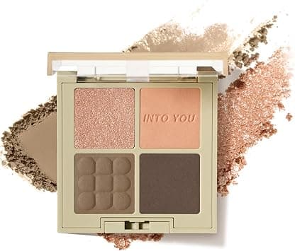 INTO YOU Nude Eyeshadow Palette, 4 Colors Matte, Shimmer and Glitter Eye Shadow Palletes, Warm Neutral Naked Pigments, Long Lasting Professional Beauty Makeup Eyeshadow on Amazon.ae - Price Tracker