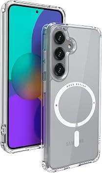 ONES Magnetic for Samsung Galaxy S25/S24 Clear Case, Compatible with Magsafe, Shockproof Airbags, Military Grade Protection, Non-Yellowing Anti-Scratch PC, Non-Slip TPU, Phone Cover Slim, Transparent on Amazon.ae - Price Tracker