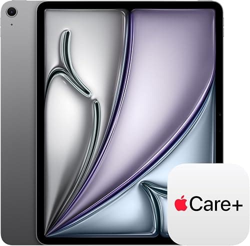 Apple iPad Air 13-inch (M4): Liquid Retina Display, 128GB, 12MP Front/Back Camera, Wi-Fi 7 with Apple N1, Touch ID, All-Day Battery Life — Space Grey with AppleCare+ on Amazon.ae - Price Tracker