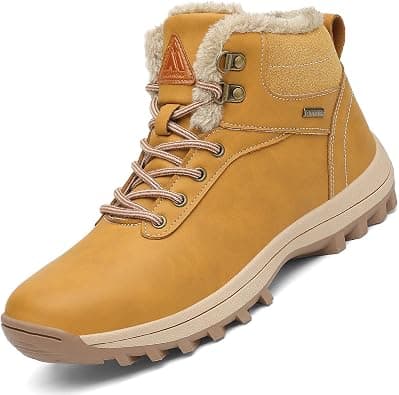 Mishansha Damen Herren Winterschuhe Warm Gefüttert Winterstiefel Wasserdicht Trekking Wanderschuhe Gr.36-48 on Amazon.ae - Price Tracker