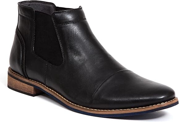 Deer Stags Men's Argos Memory Foam Dress Comfort Casual Fashion Cap Toe Chelsea Boot on Amazon - Best Deal Finder