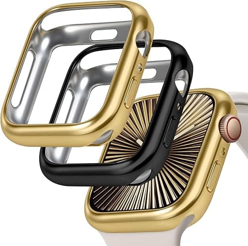 JR.DM 5 Pack Silicone Leaf Engraved Bands for Women Compatible with Apple Watch Band 38mm 40mm 41mm 42mm 44mm 45mm 49mm, Slim Thin Soft Sport Strap Wristbands Replacement for iWatch Series Ultra 8 SE على Amazon.ae - متتبع الأسعار
