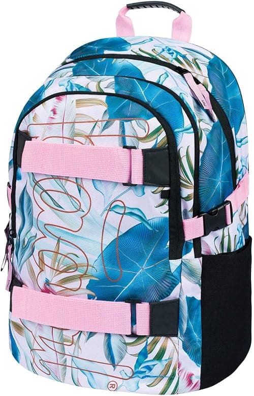 Baagl - School Backpack for Kids Boys Girls Skateboarding Backpack with Laptop Compartment and Chest Belt for School, Secondary School, Middle School on Amazon.ae - Price Tracker