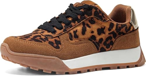 LUCKY STEP Women's Platform Canvas Sneaker Casual Lace-up Stylish Tennis Running Retro Classic Trainers Walking Fashion Sneakers on Amazon.ae - Price Tracker