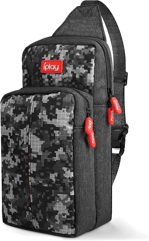 Xishwon Portable Travel Carrying Case Compatible with Nintendo Switch, Durable Protective Shoulder Bag Large Capacity Switch Accessories Backpack for Outdoor على Amazon.ae - متتبع الأسعار