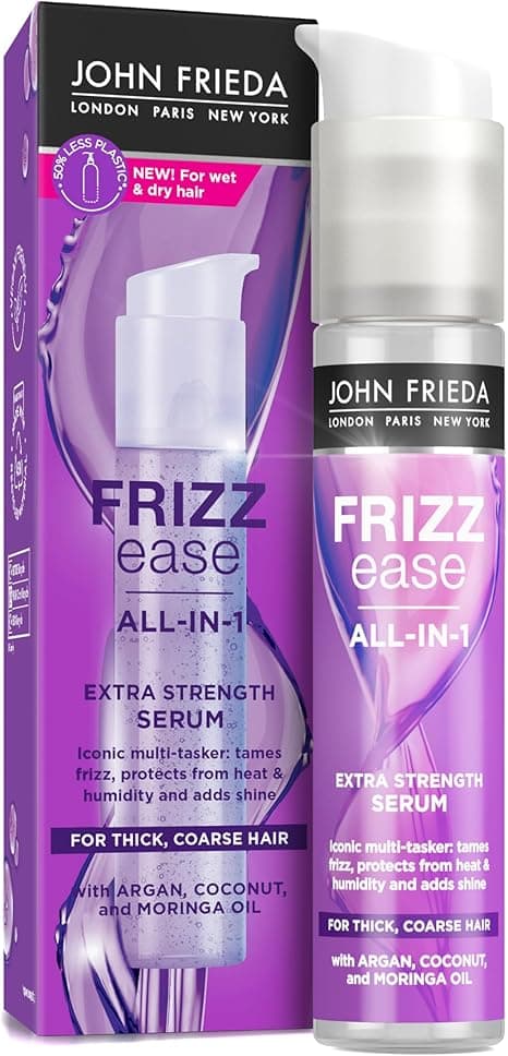 John Frieda Frizz Ease All-In-1 Extra Strength Serum 50Ml For Thick Coarse Hair on Amazon.ae - Price Tracker