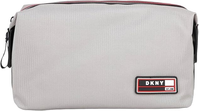 DKNY Men's Toiletry Bag, Grey, 6x9x4 cm on Amazon - Best Deal Finder