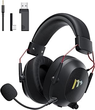 Mytrix 2.4GHz Wireless Gaming Headset with Noise Cancelling Detachable Mic for PC/PS5/PS4/Switch/Mac,Foldable Wired Headphones with RGB Light, 2.4GHz/Bluetooth/3.5mm Over-Ear Headphones,Surround Sound on Amazon.ae - Price Tracker