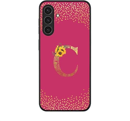 Stylizedd Case Compatible with Samsung Galaxy A17 / A17 4G / M17 Rugged cover Slim fit Camera Protection, Shockproof Thin Phone Case - Custom Floral Monogram - C (Deep Pink) on Amazon.ae - Price Tracker