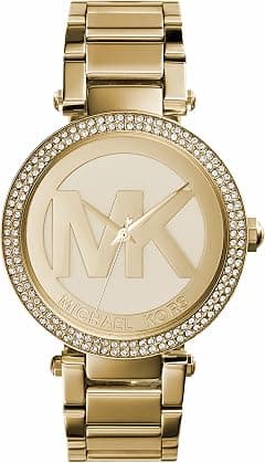 Michael Kors Parker Stainless Steel Watch With Glitz Accents, MK5353 - Parker Chronograph - متتبع أسعار Amazon.sa