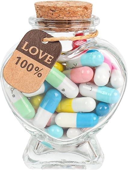 Capsule Letters Message in a Bottle, Lovely Notes, Long Distance Relationships Gifts for Boyfriend or Girlfriend Birthday Anniversary Valentine Day, Graduation Season Party Gift (50 note) on Amazon.ae - Price Tracker
