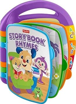 Fisher-Price Baby Learning Toy Laugh & Learn Storybook Rhymes Musical Book with Lights & Sounds for Infants Ages 6+ Months (Amazon Exclusive) on Amazon.ae - Price Tracker