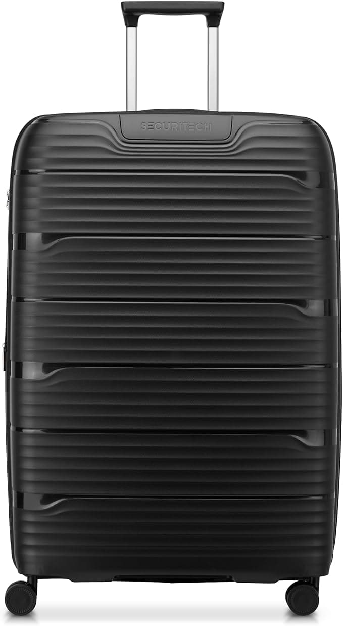 Securitech By Delsey Dune Expendable Double wheel trolley luggage bag 82cm Black on Amazon.ae - Price Tracker