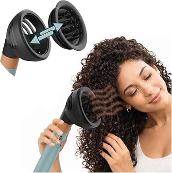 Wave Curl Diffuser for Dyson Airwrap by MMOBIEL – Compatible Hair Diffuser Attachment for HS01, HS05, HS08 – Dual Airflow Dome & Diffuse Modes for Defined Curls, Volume & Waves - Grey - Amazon.sa Price Tracker