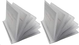 Pack of 2 Wallet Inserts Clear Plastic Vinyl Picture and Card Holder, Trifold 6 Page, One Size, Trifold 6 Page - Amazon.ae Price Tracker
