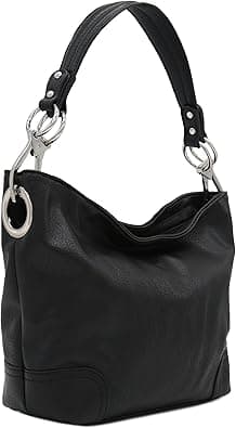 Hobo Shoulder Bag with Big Snap Hook Hardware on Amazon.ae - Price Tracker