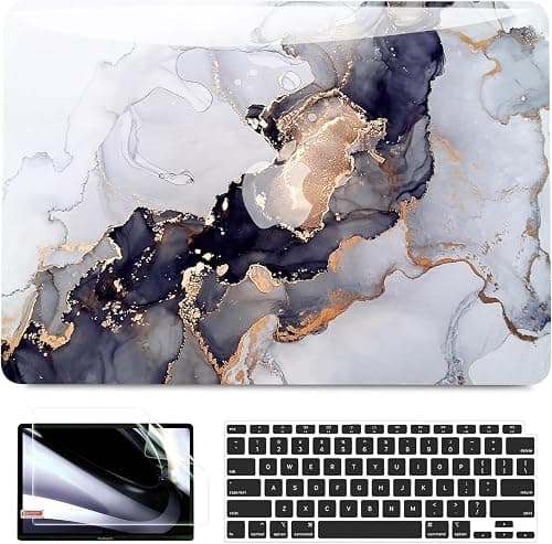 B BELK MacBook Air 13 in 2021 2020 2019 2018 M1 Chip Case, Marble على Amazon.ae - متتبع الأسعار
