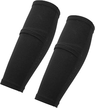 Shin Guard Sleeves, 1 Pair Polyurethane Nylon Breathable Shin Pad Socks Soccer Shin Guard Sleeves Men and Women for Soccer Football (M) على Amazon.ae - متتبع الأسعار