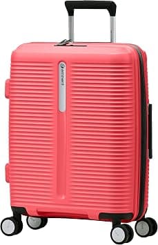 Eminent Hardcase Travel Bags Unisex PP Luggage Trolley Lightweight Expandable 4 Double Spinner Carryon Travel Suitcase with TSA Lock and Safe Zippers, B0013 (Carry-On 20-Inch, Sugar Coral) على Amazon.ae - متتبع الأسعار
