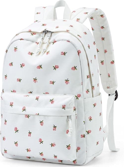 School Backpack for Girls Kids Nylon Backpacks Cute Bookbag Waterproof Preppy Backpack Travel Laptop Bag for Student على Amazon.ae - متتبع الأسعار
