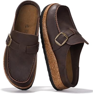 Project Cloud 100% Genuine Leather Moccasin-Style Clogs for Women - Memory Foam and Water Resistant Mules Slip-on - Non-Slip and Durable Clogs Casual Shoes for Women Footwear (Carline) on Amazon.ae - Price Tracker