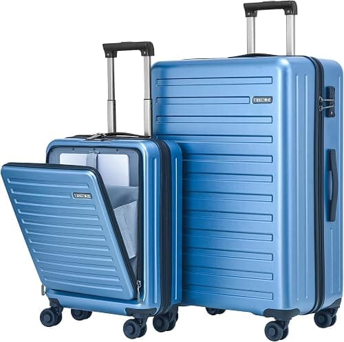 TydeCkare 20 Inch Carry On Luggage Aluminum with Front Ziiper Pocket on Amazon - Best Deal Finder