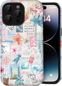 Compatible with iPhone 12 Pro Max Case, Aesthetic Summer Phone Case Cute Pink Flower Sea Life Collage Floral Girl Women, Scratch Resistant Shockproof Protective Case for iPhone 12 Pro Max on Amazon.ae - Price Tracker