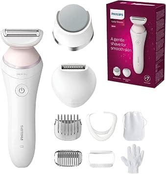 Philips Lady Shaver Series 8000 BRL176/00 Cordless Shaver with Wet and Dry use BRL176/00, White on Amazon.ae - Price Tracker