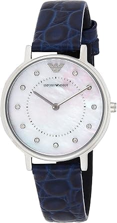 Emporio Armani Women's Quartz Watch, Analog Display and Leather Strap AR11095 on Amazon.ae - Price Tracker
