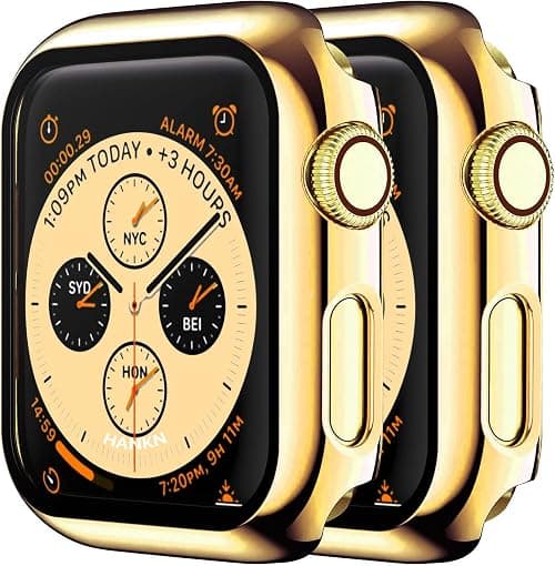 2 Pack Plated Hard Case for Apple Watch Series 3 2 1 38mm Gold on Amazon.ae - Price Tracker