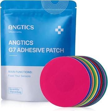 ANGTICS Dexcom G7 Adhesive Patches, 30 Pack, Waterproof and High Viscosity, Stelo Full Covers Cgm Bandage, Lasts Over 10 Days, Breathable, Latex Free, Sensor Not Included (Mult على Amazon.ae - متتبع الأسعار