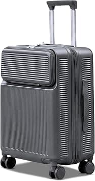 Monarch Expandable PC Cabin Size 20 Inch (7-10kg) Luggage, Hard Shell, Lightweight, Combination Lock, Front Pocket, Carry On on Amazon - Best Deal Finder