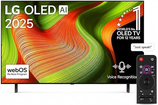 LG 77-Inch 4K Ultra HD OLED AI Smart TV, OLED77B56LA, webOS, Voice Recognition, Black on Amazon.ae - Price Tracker