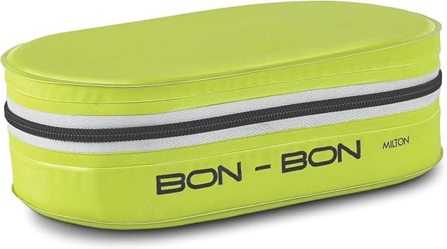 MILTON New Bon Bon Plastic Lunch Box with Insulated Jacket, 2 Containers (280 ml Each), Microwavable & Leak-Proof Tiffin for Office, School, College, Green on Amazon.ae - Price Tracker