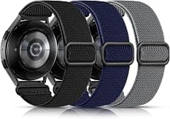 Lerobo Elastic Bands Compatible with Samsung Galaxy Watch 7 6 5 4 40mm 44mm/Watch 6 4 Classic Band 42mm 46mm 43mm 47mm/Galaxy Watch 5 Pro Band 45mm/Active 2,3Pack 20mm Soft Adjustable Nylon Sport Band - Amazon.sa Price Tracker