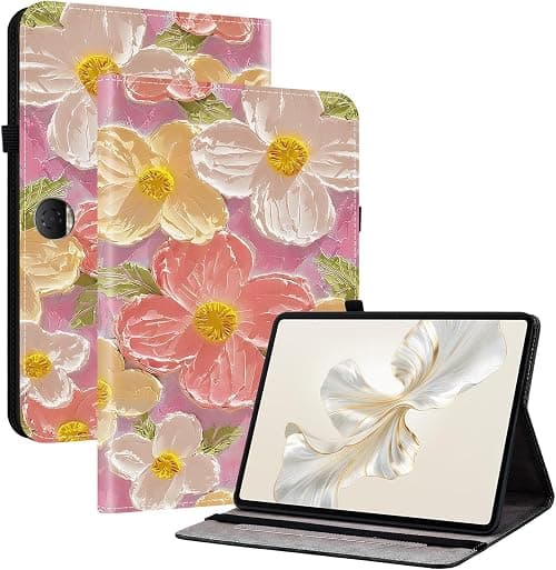Case for Honor Pad 9, 12.1", Premium Leather Flip Cover with Card Slots, Pen Holder, Adjustable Stand, Multiple Decorative Patterns,PSJ-N on Amazon.ae - Price Tracker
