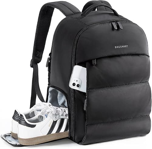 BAGSMART Travel Backpack for Women, Gym Backpack with Shoe Compartment على Amazon.ae - متتبع الأسعار