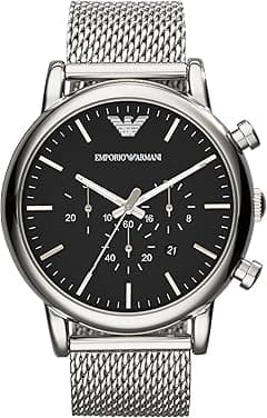 Emporio Armani Men's Chronograph, Stainless Steel Watch, 46mm case size - Amazon.ae Price Tracker