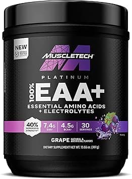 MuscleTech | Platinum Essential Amino Acids Supplement with Electrolytes | Pre-Workout Powder for Energy, Muscle Growth & Strength Builder for Men & Women | 387 grams | 30 Servings on Amazon.ae - Price Tracker