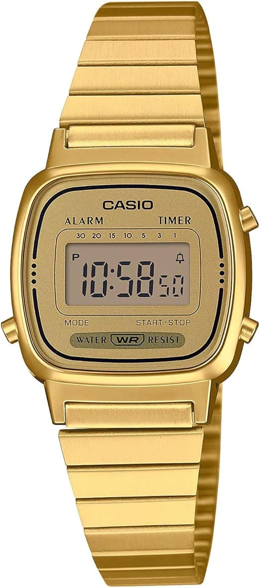 Casio Quartz Watch, Digital Display and Stainless Steel on Amazon.ae - Price Tracker