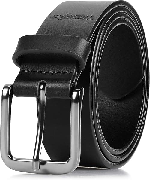 Wrangler Men’s Full Grain Genuine Leather 35mm Thick Casual Belt for Jeans, Pants on Amazon.ae - Price Tracker