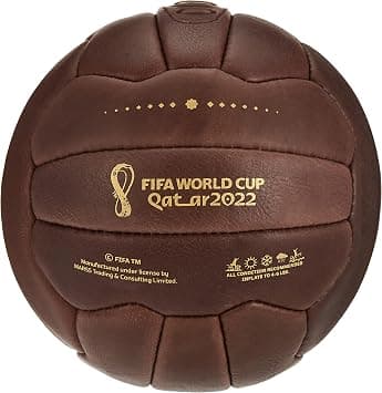 FIFA World Cup Qatar 2022 Football Retro Vintage Limited Edition Size 5 on Amazon.ae - Price Tracker