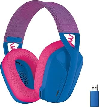Logitech G435 Lightspeed And Bluetooth Wireless Gaming Headset - Lightweight Over-Ear Headphones, Built-In Mics, 18H Battery, Compatible With Dolby Atmos, Pc, Ps4, Ps5, Mobile - Blue, One Size | Lightweight over-ear headphones, built-in microphones, 18 hours battery life, Dolby Atmos, PC, PS4, PS5, Nintendo - blue on Amazon.ae - Price Tracker