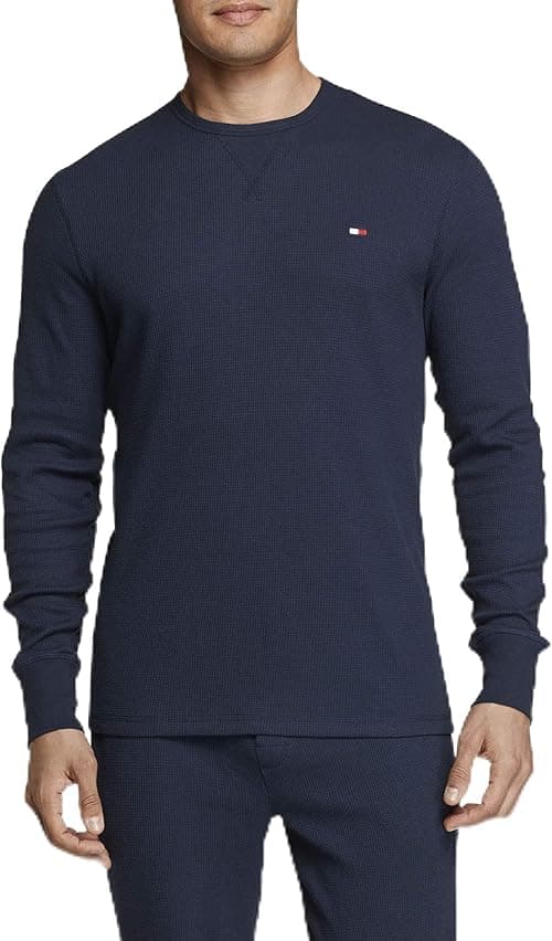 Tommy Hilfiger mens Thermal Long Sleeve Crew Neck Shirt Pajama Top on Amazon.ae - Price Tracker