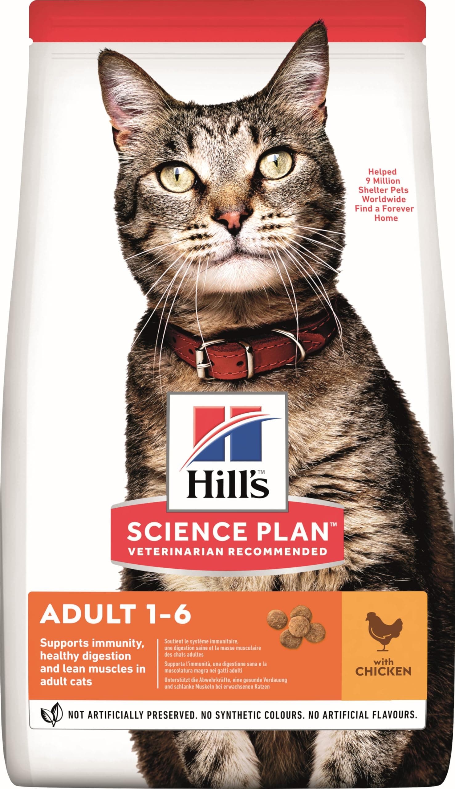 Hills Science Plan Adult Cat Food with Chicken 3kg on Amazon.ae - Price Tracker